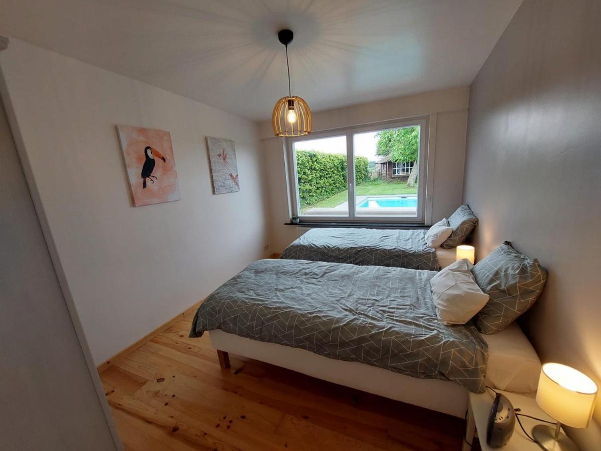 Vakantiewoning Met Permanent Verwarmd Zwembad En Sauna Koekelare Exterior foto